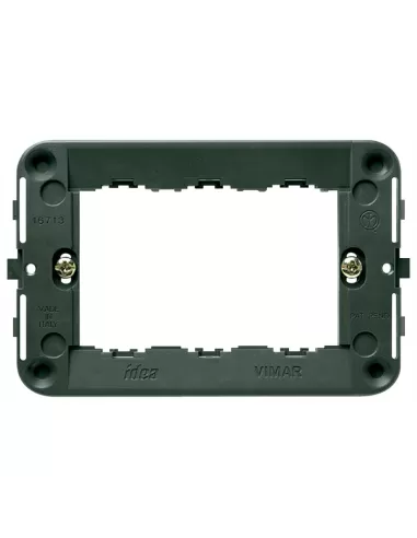 Vimar Idea 16713 3-module support Screws